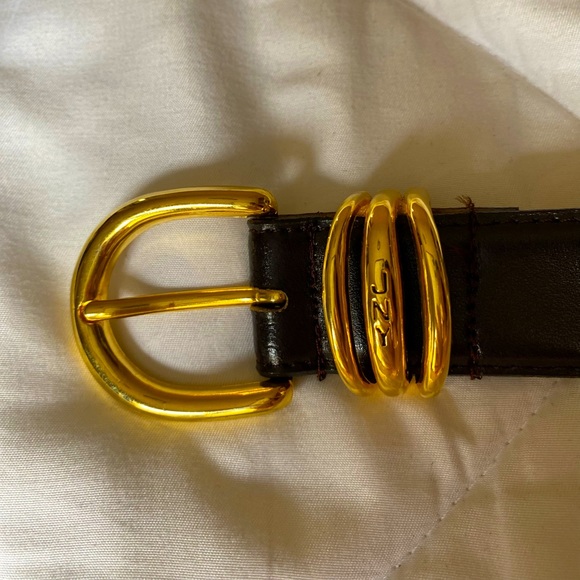 Vintage Jones New York Authentic Leather Belt - Picture 3 of 5